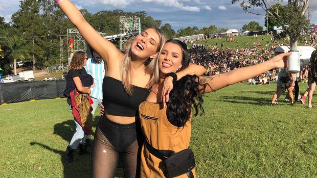 Brisbane's Nicole Goddard (left) has been waiting for months to dance with friends and family after she was forced to cancel tickets to numerous festivals.