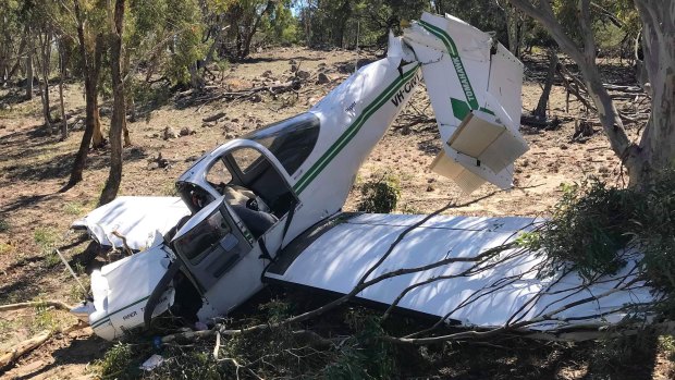 The light plane crash at Bungendore.