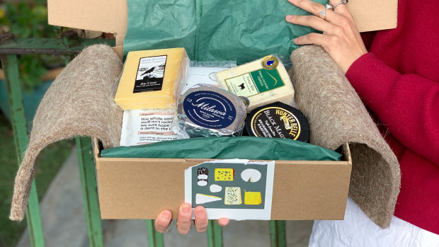 Mould Cheese Collective delivers the cheese to your door