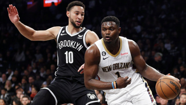 Zion Williamson and the New Orleans Pelicans had their way with Ben Simmons and the Brooklyn Nets.