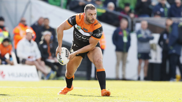 Firing: Liddle is lapping up his chance to learn from Robbie Farah as long as he chooses to stay at the Tigers.