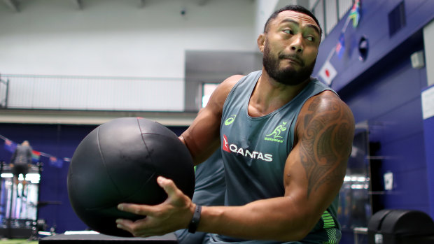 Hard yards: Sekope Kepu says Georgia's front row will be a handful for the Wallabies.