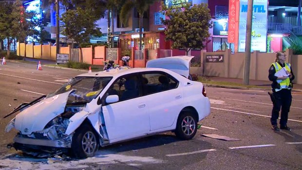 Greens MP Amy MacMahon was involved in a collision at Kangaroo Point.