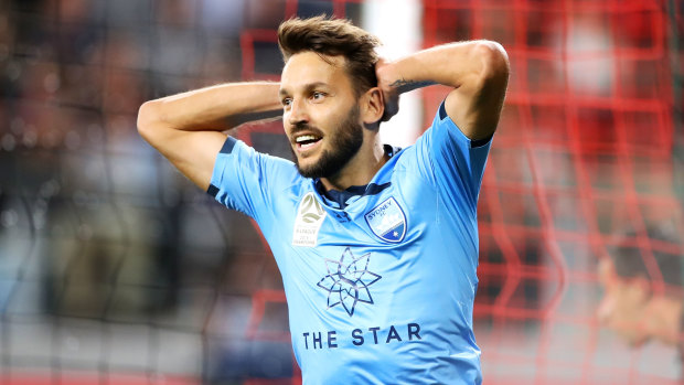 Milos Ninkovic is struggling to get his head around how Sydney FC lost Saturday night's derby.