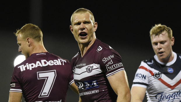 Tom Trbojevic is hoping to lead Manly to a grand final.