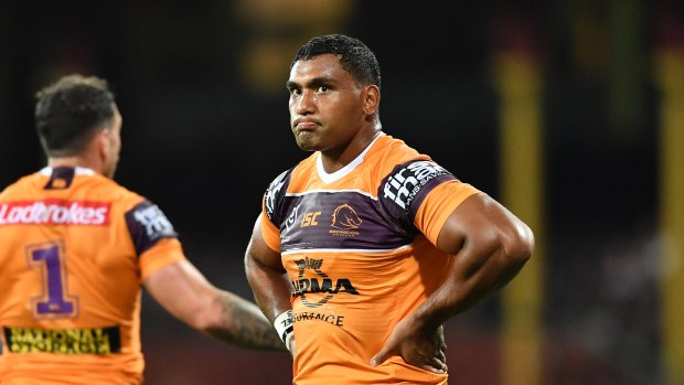 Nervous wait: Tevita Pangai jnr could have a case to answer with the match review committee after being put on report.