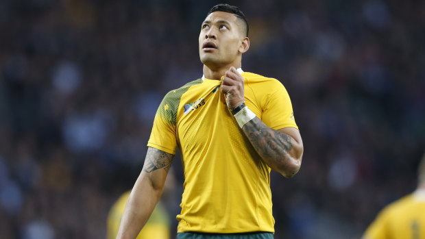 Focus of attention: Israel Folau will be a key player when the Wallabies take on the Irish.