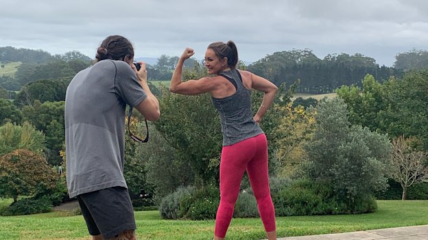Bridges at home in the NSW Southern Highlands, where she is now co-coach of a local under-6s rugby team, runs a small farm and keeps school-friendly work hours.