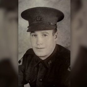 Stan Walsh in his army days.
