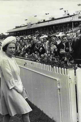 The Queen at Randwick Racecourse.
