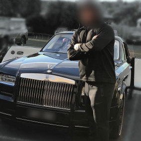 Mr Antonopoulos' Rolls-Royce, described as a Phantom Coupe Zenith Edition, the only one in Australasia and one of 50 in the world. 