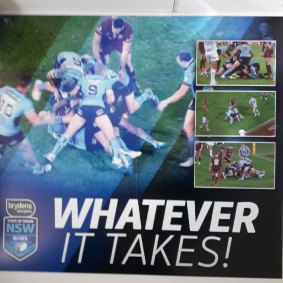 Reminder: The image on Brad Fittler's wall.