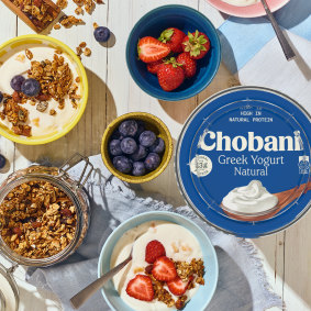 2.3 million Australians eat Chobani every month, according to Roy Morgan data.