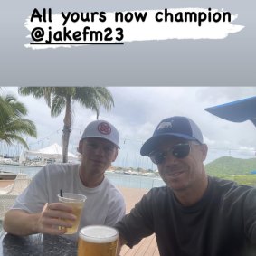 David Warner passes the baton to Jake Fraser-McGurk.