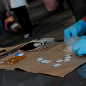 Police allegedly found 650 bags of cocaine across three weekends.