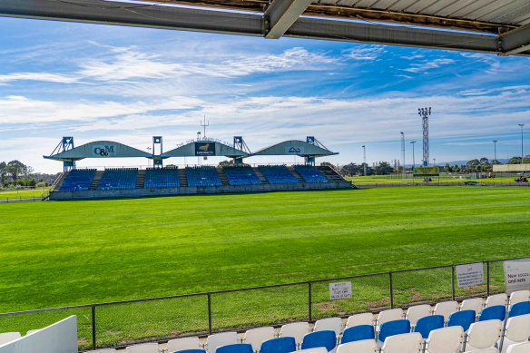The Morwell stadium was going to host rugby sevens for the Games.