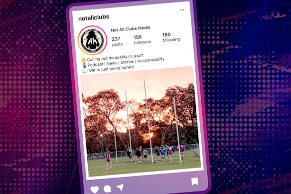Not All Clubs Media calls out inequality in grassroots sport.