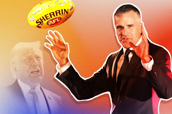 O primeiro-ministro da Austrália do Sul, Peter Malinauskas, brincou, criticando o estilo de negociação do presidente dos EUA, Donald Trump, em referência ao desejo de seu estado de assinar um acordo de longo prazo com a AFL para realizar a Rodada de Reunião.