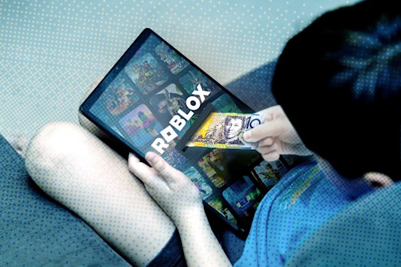 Australian children are flushing pocket money down the toilet on Roblox while navigating a deceptive digital world of scams, as experts warn they are exposed to predatory practices that normalise gambling.