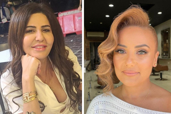 Lametta Fadlallah and Amneh Al-Hazouri were shot when they were in the back seat of a car on Saturday