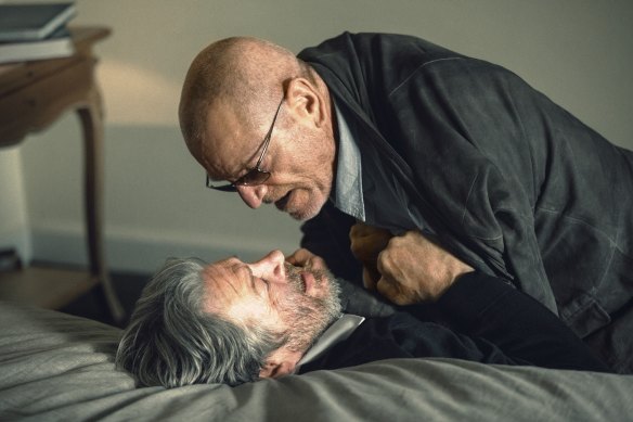 Roger Allam with Tcheky Karyo in a scene from The Missing.