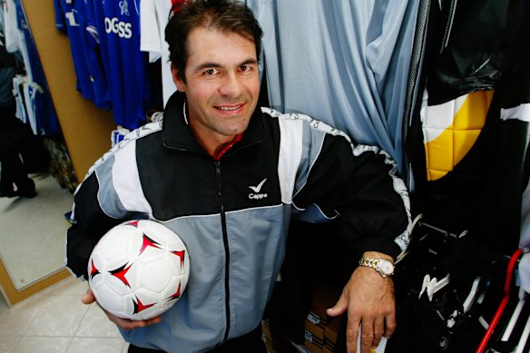 Peter Katholos, the former Socceroo and Sydney Olympic great, pictured in 2004.
