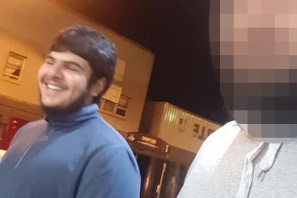 Naveed Akram on the street in Bankstown as part of the Dawah movement.