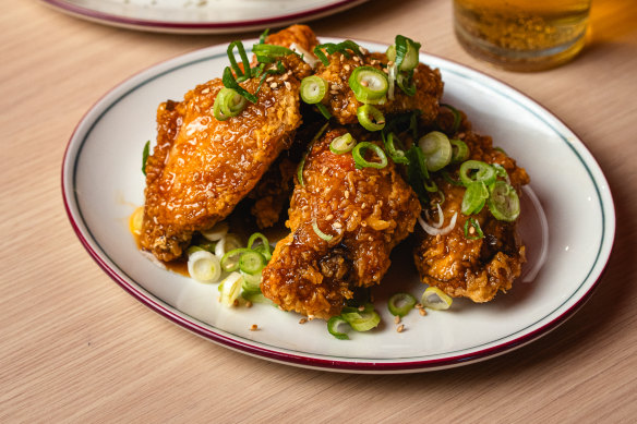 Mansae’s Korean fried chicken.