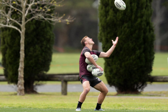Carrying Manly's finals hopes: Daly Cherry-Evans.