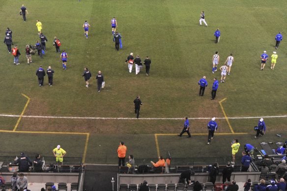 The AFL has capped interchange rotations at 75 for next season.