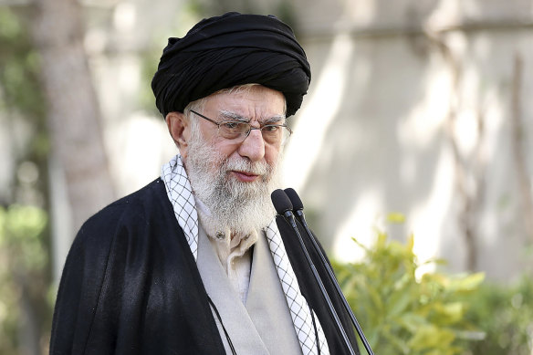 Supreme Leader Ayatollah Ali Khamenei.