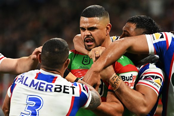 Latrell Mitchell and Dane Gagai go head-to-head in the finals.