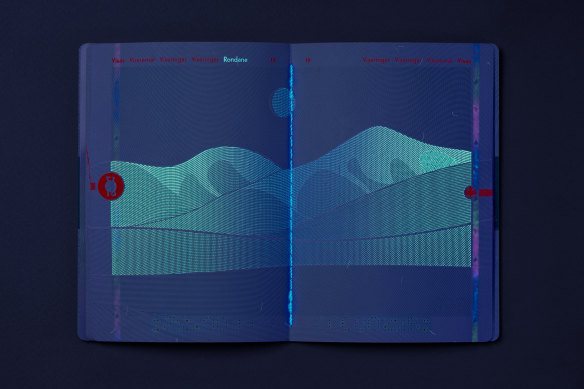 Ultra-violet  beauty – Norway’s passport.