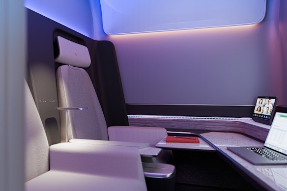 The Horizon’s seating configuration would allow for in-flight video conferencing.