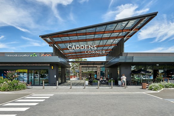 Businesses in the Caddens Corner shopping centre were targetted in the crime spree.