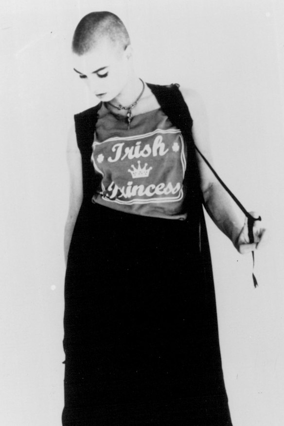 O’Connor pictured in 1992, the year of her infamous SNL appearance. 
