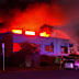 The fire was so intense, that for a time firefighters were forced to retreat from the blaze itself.