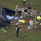 Six children were injured in the crash.