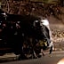 Three people were arrested in Brisbane’s inner-west, after a black Haval came to a stop with its tyres shredded.
