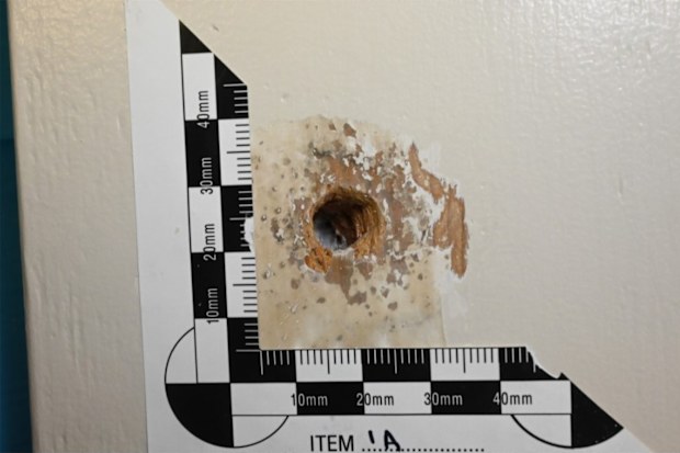 Investigators discovered evidence of bullet damage during a sweep of the Paddington home.