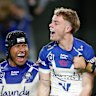 Lachlan Galvin will play his first NRL game at halfback for the Bulldogs against St George Illawarra.