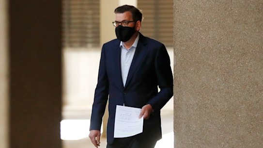 No changes: Victorian Premier Daniel Andrews was unable to announce an easing of restrictions on Sunday.