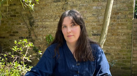 Evie Wyld, in her garden in London, says the MeToo movement helped her bring the disparate female voices in her novel together, to work out they were part of the same story,