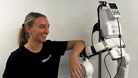 Exercise physiologist Anna Minchin says advances in robotics are helping more and more people achieve their goals and get mobile.