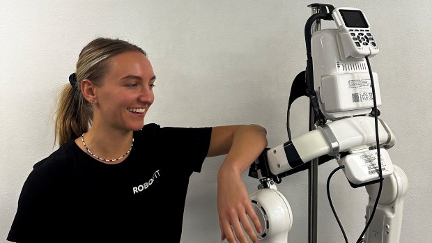 The physio who uses a robotic exoskeleton to help people walk