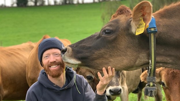 Luke Wallace says farming is “still hard yakka”, but new tech comes in handy. 