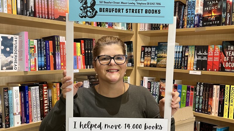 Perth indie bookshop takes novel approach to moving this weekend