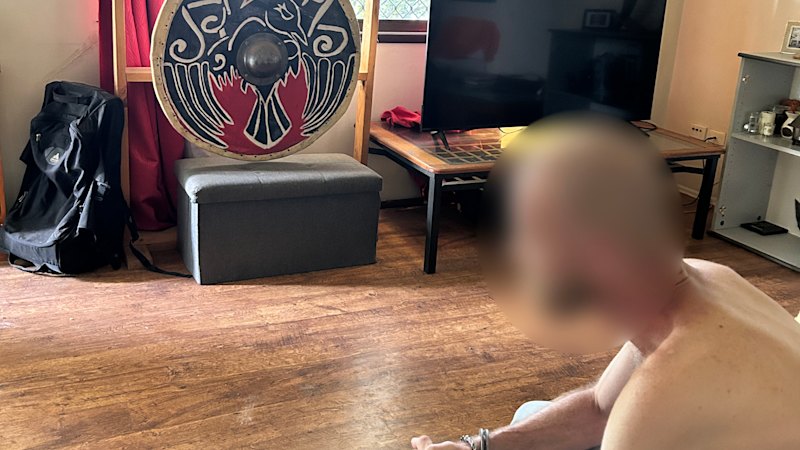 Man facing Nazi symbol charges asks to leave country