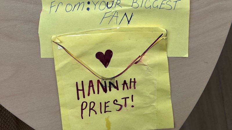 ‘Hannah Priest is a beast!’ The poster and handwritten note that changed Saints captain’s finals mindset