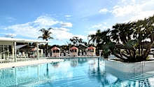 The pool is by far the star attraction.